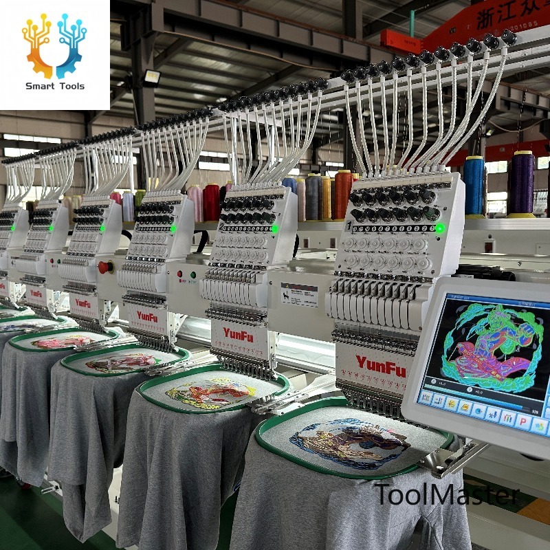 Embroidery Needles - Высокоскоростная 6-головочная вышивальная машина YUNFU 2026