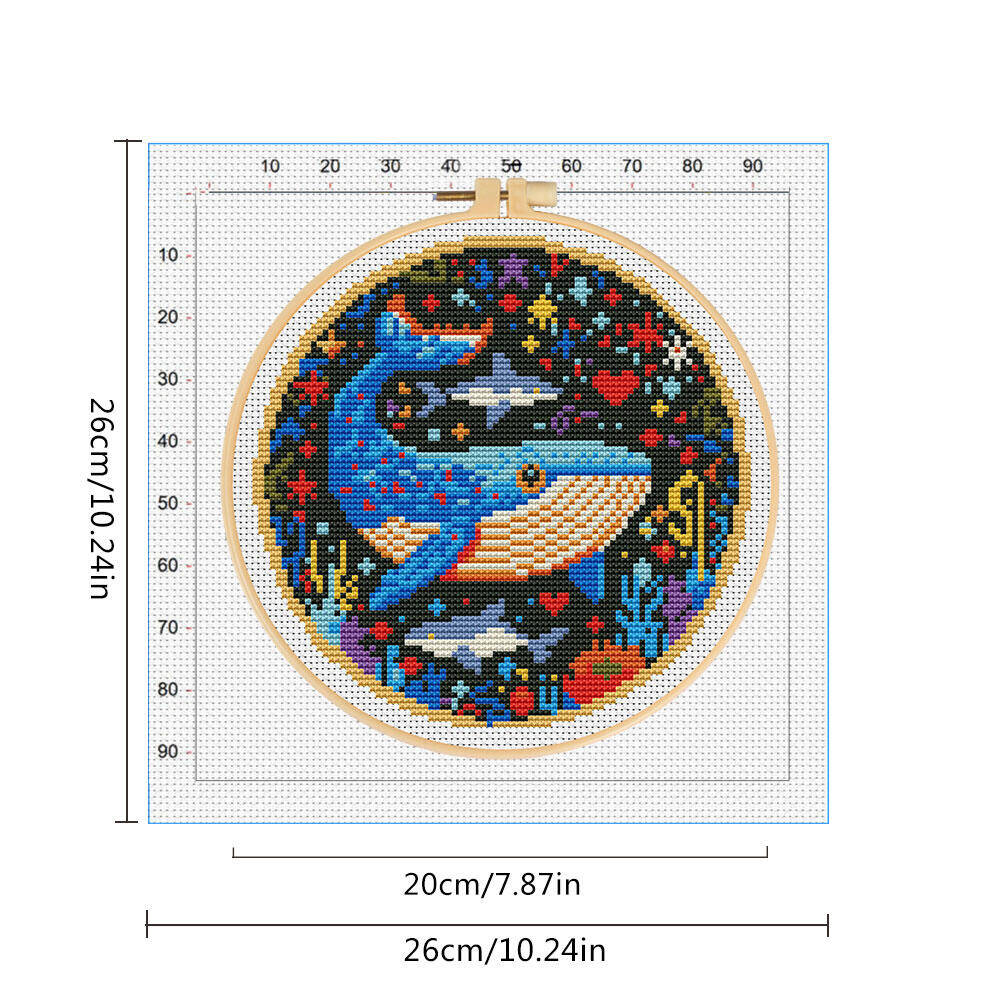 DIY вышивка крестиком кит выши – обзор и цена Embroidery Whale