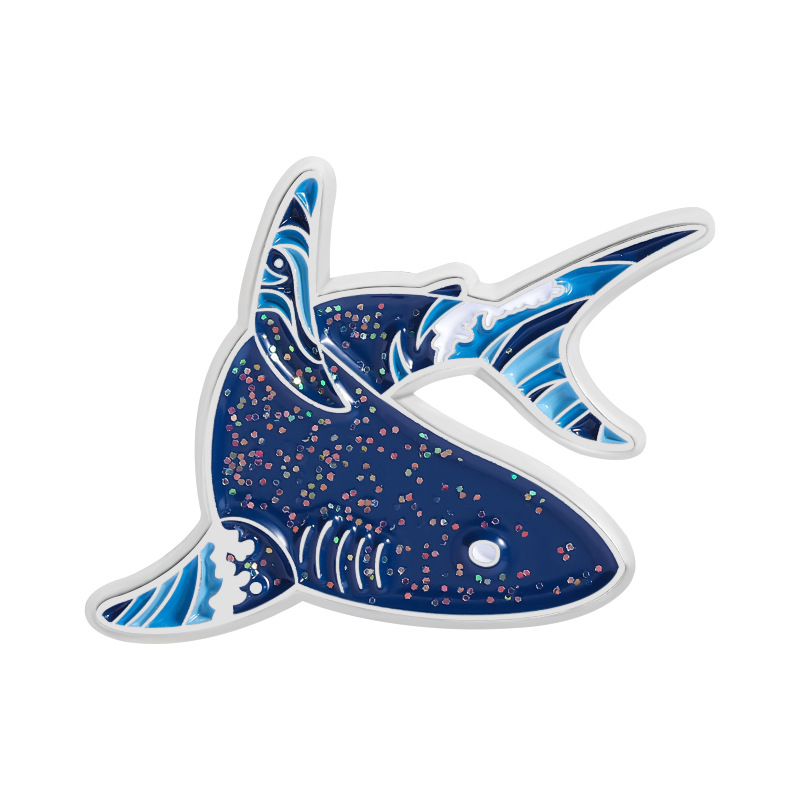 Эмалевые значки с мультяшными  – обзор и цена Embroidery Whale