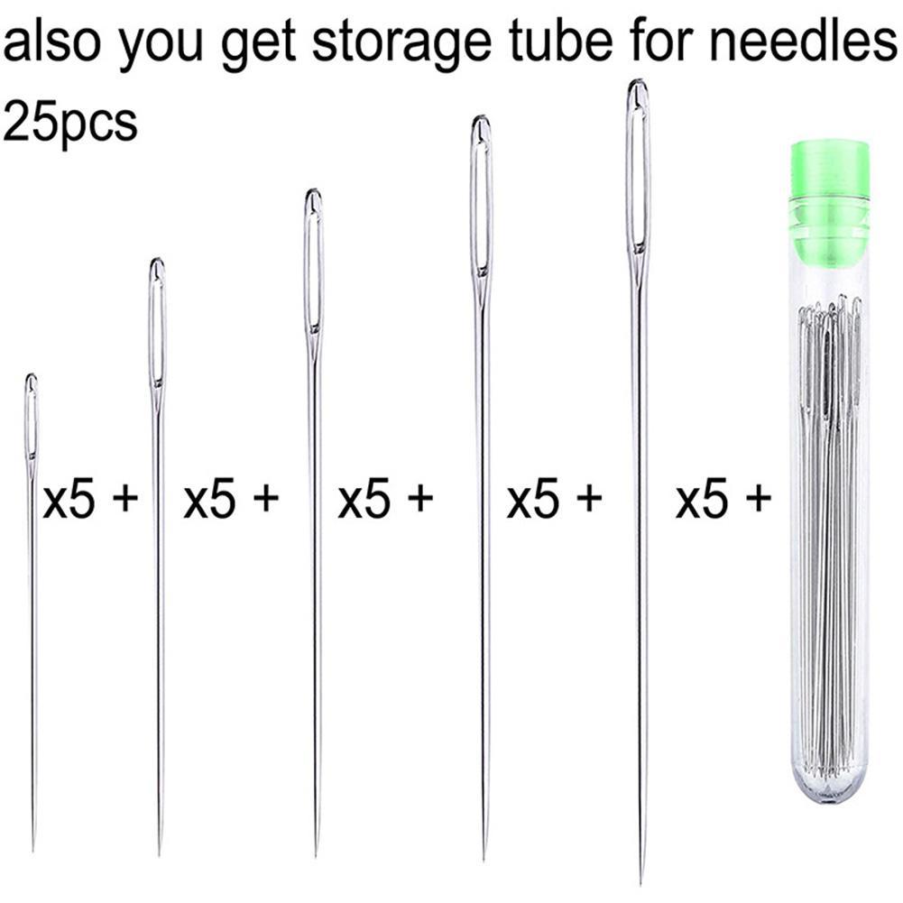 25 шт. большие иглы для шитья, – обзор и цена Embroidery Needles